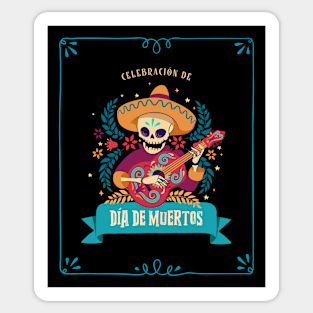 dia de los muertos Sticker